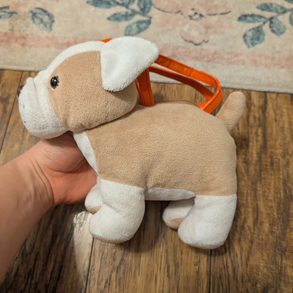 💥3/$24 Gymboree‎ Prep Perfect French Bulldog Plush Purse